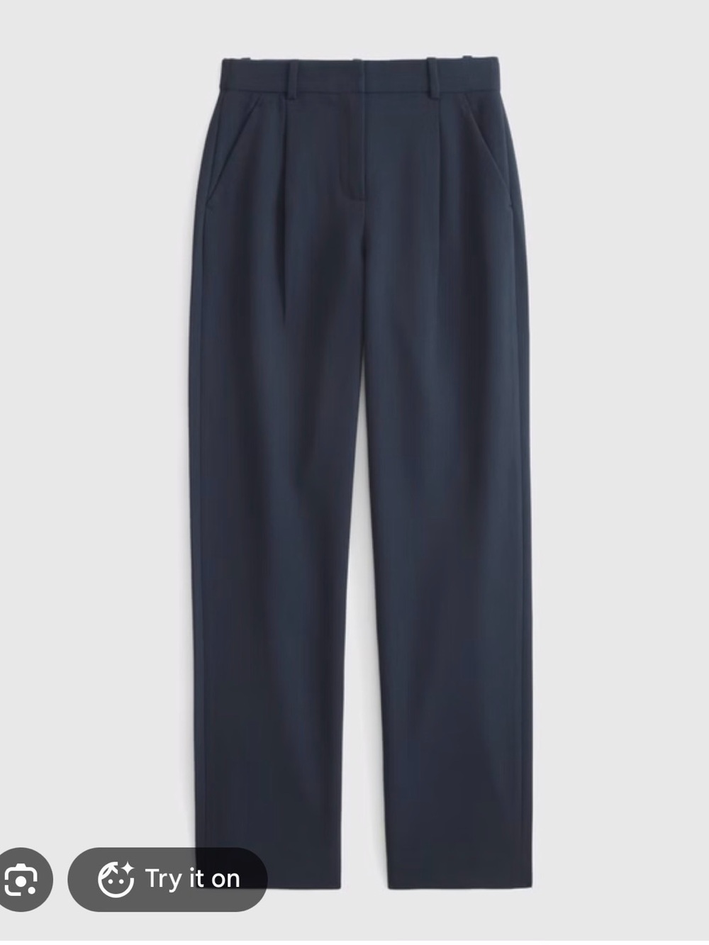 Abercrombie & Fitch Quinn Tailored Straight Pant Curve Love
